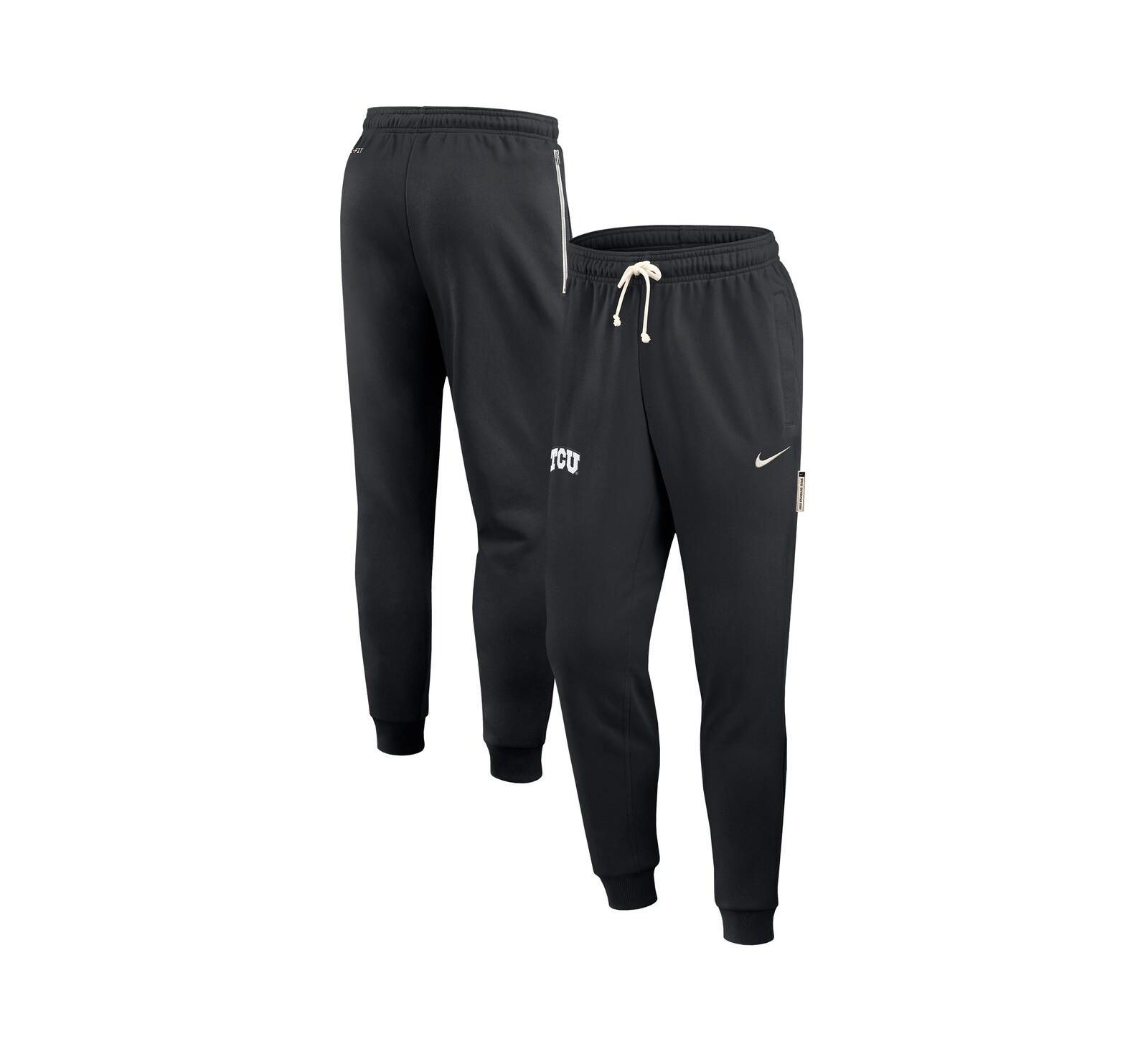 Мужские спортивные брюки Nike Black TCU Horned Frogs 2025 Sideline Standard Issue Dri-FIT Taper