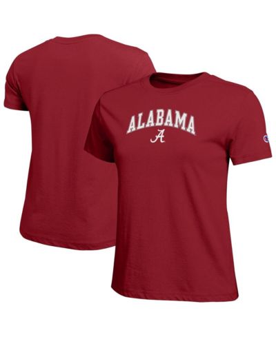 Женская футболка Champion Crimson Alabama Crimson Tide Arched Over Logo