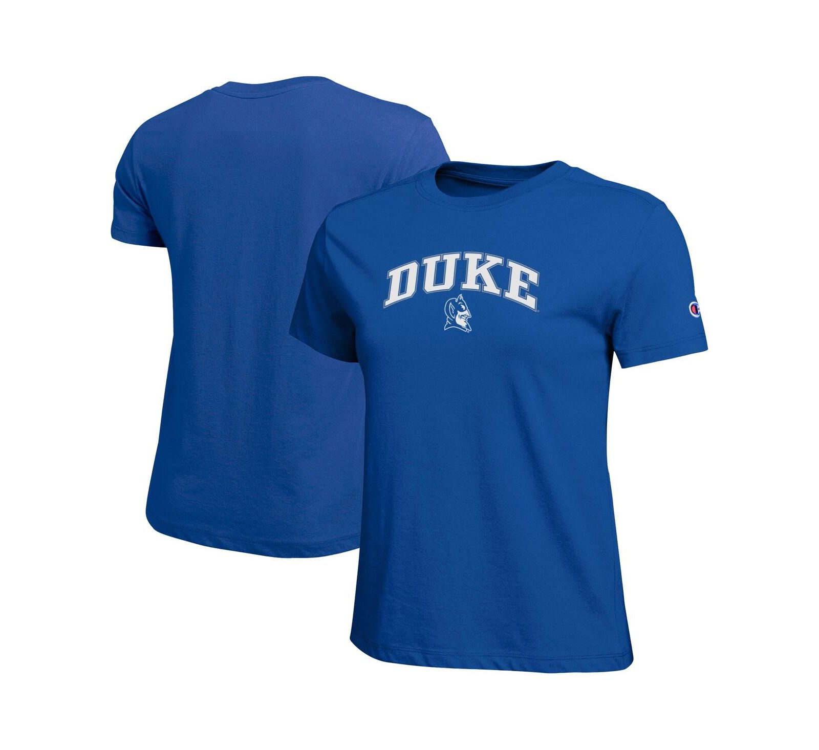 Champion Women's Royal Duke Blue Devils Arched Over Logo T-Shirt