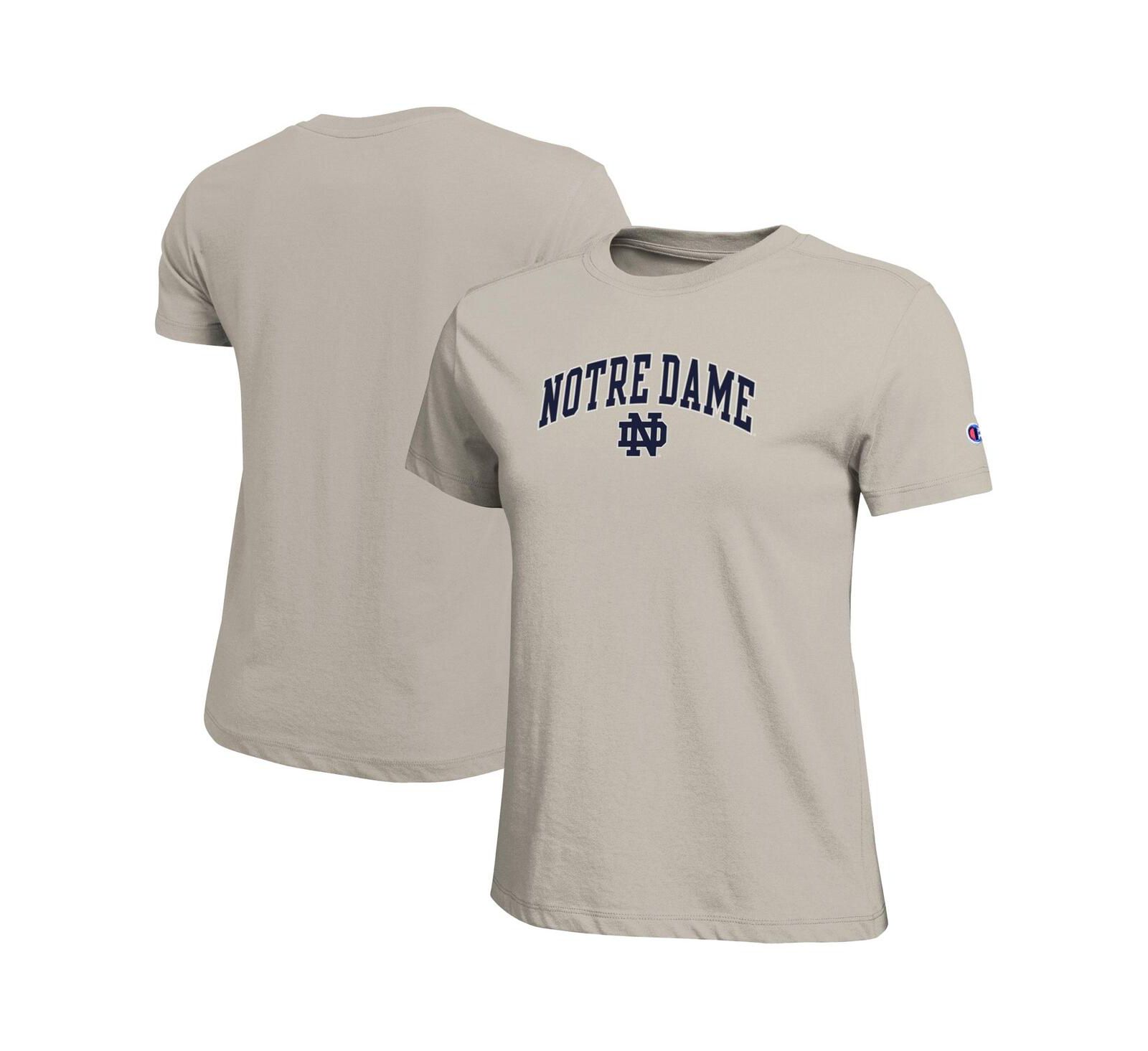 Champion Women's Gold Notre Dame Fighting Irish Arched Over Logo T-Shirt