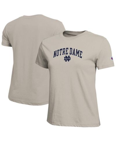 Champion Women's Gold Notre Dame Fighting Irish Arched Over Logo T-Shirt