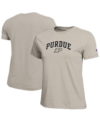 Champion Women's Gold Purdue Boilermakers Arched Over Logo T-Shirt