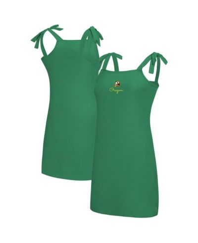 Женская ночная рубашка Concepts Sport Kelly Green Oregon Ducks с завязками на плече