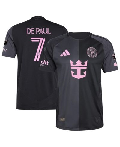 Мужская джерси Adidas Rodrigo De Paul Black Inter Miami CF 2025 The Fortitude Kit Authentic Player