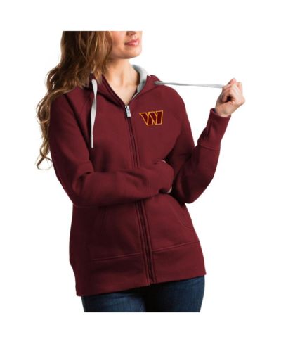 Antigua Женская толстовка Washington Commanders Victory Full-Zip
