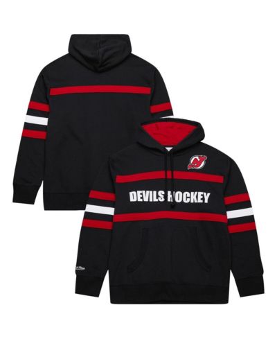 Мужское худи Mitchell Ness Black New Jersey Devils Head Coach Slogan Pullover