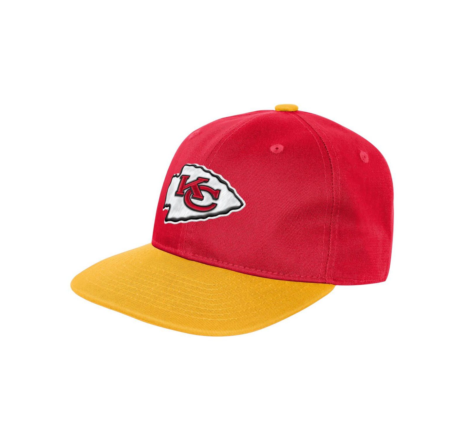 Регулируемая кепка Outerstuff для детей красная Kansas City Chiefs True Retro