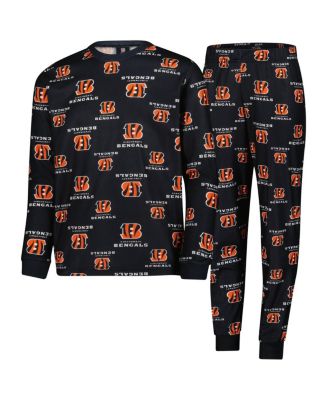 Детский комплект из футболки с длинным рукавом и брюк Outerstuff Cincinnati Bengals, черный