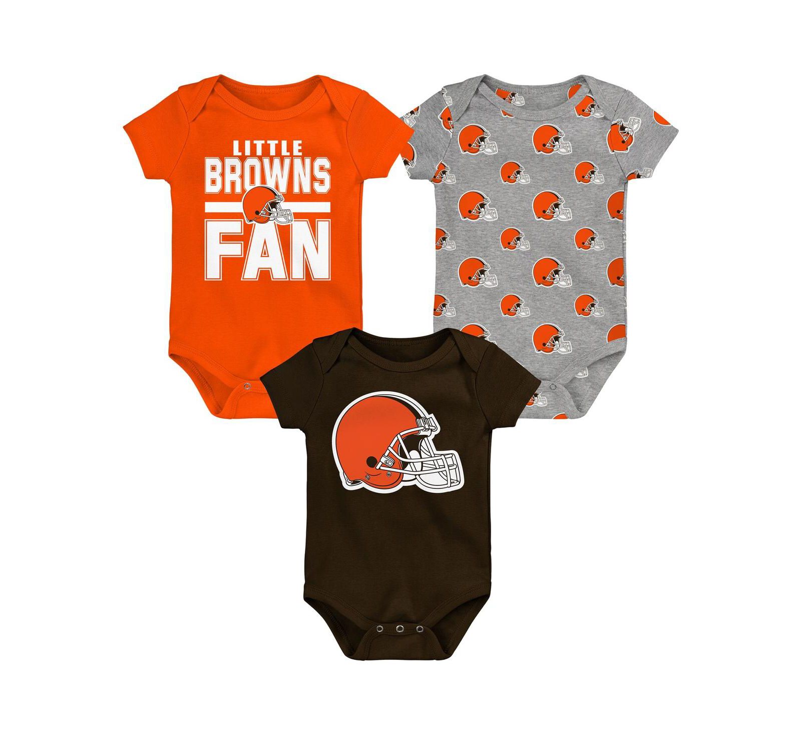 Набор боди Outerstuff Newborn 3-Piece Cincinnati Bengals Little Tike Bodysuit Set