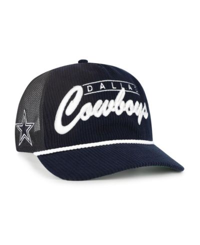 '47 Brand Мужская кепка Dallas Cowboys Double Header Relaxed Corduroy Hitch темно-синего цвета