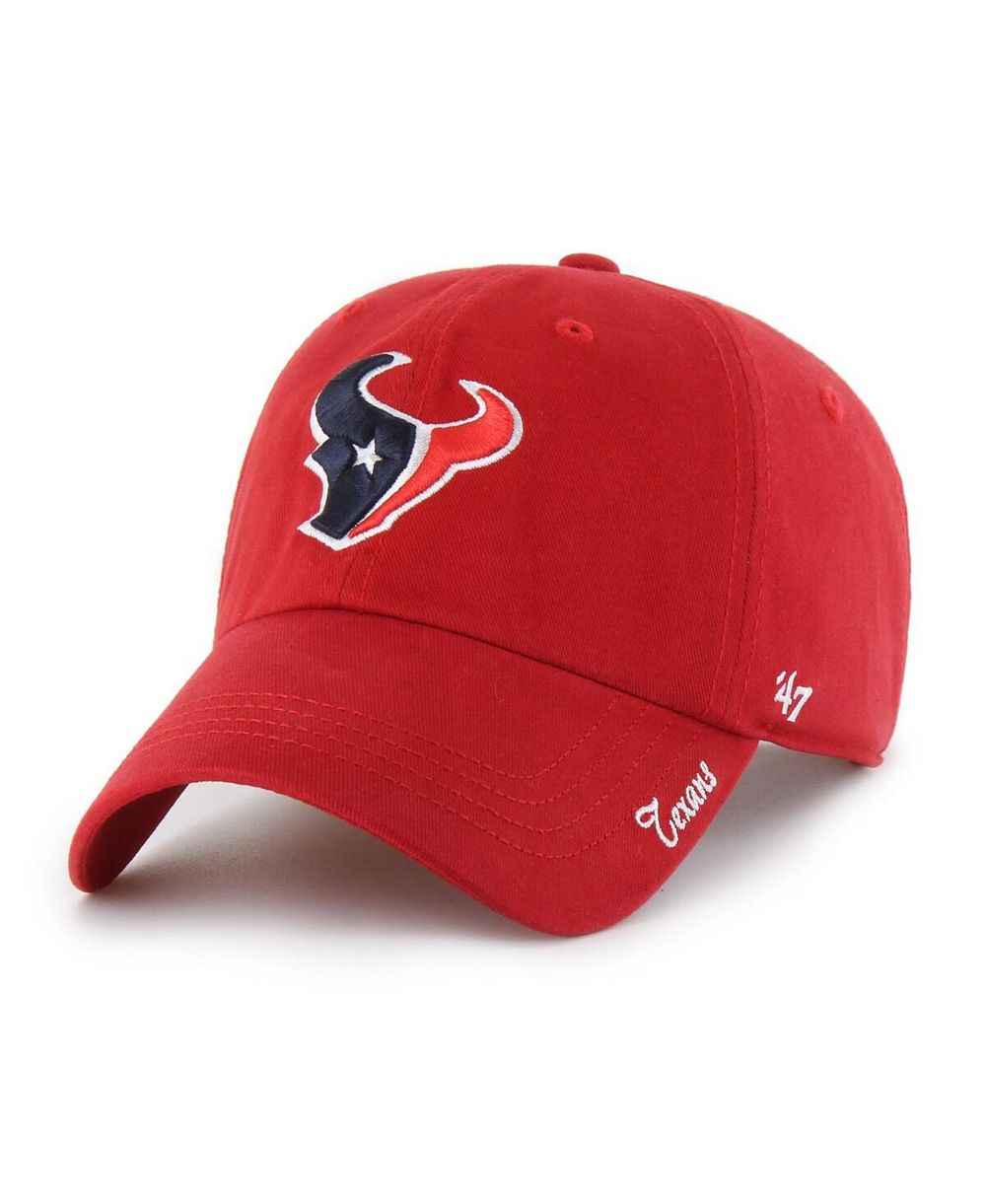'47 Brand Женская бейсболка Houston Texans Miata Clean Up регулируемая красная