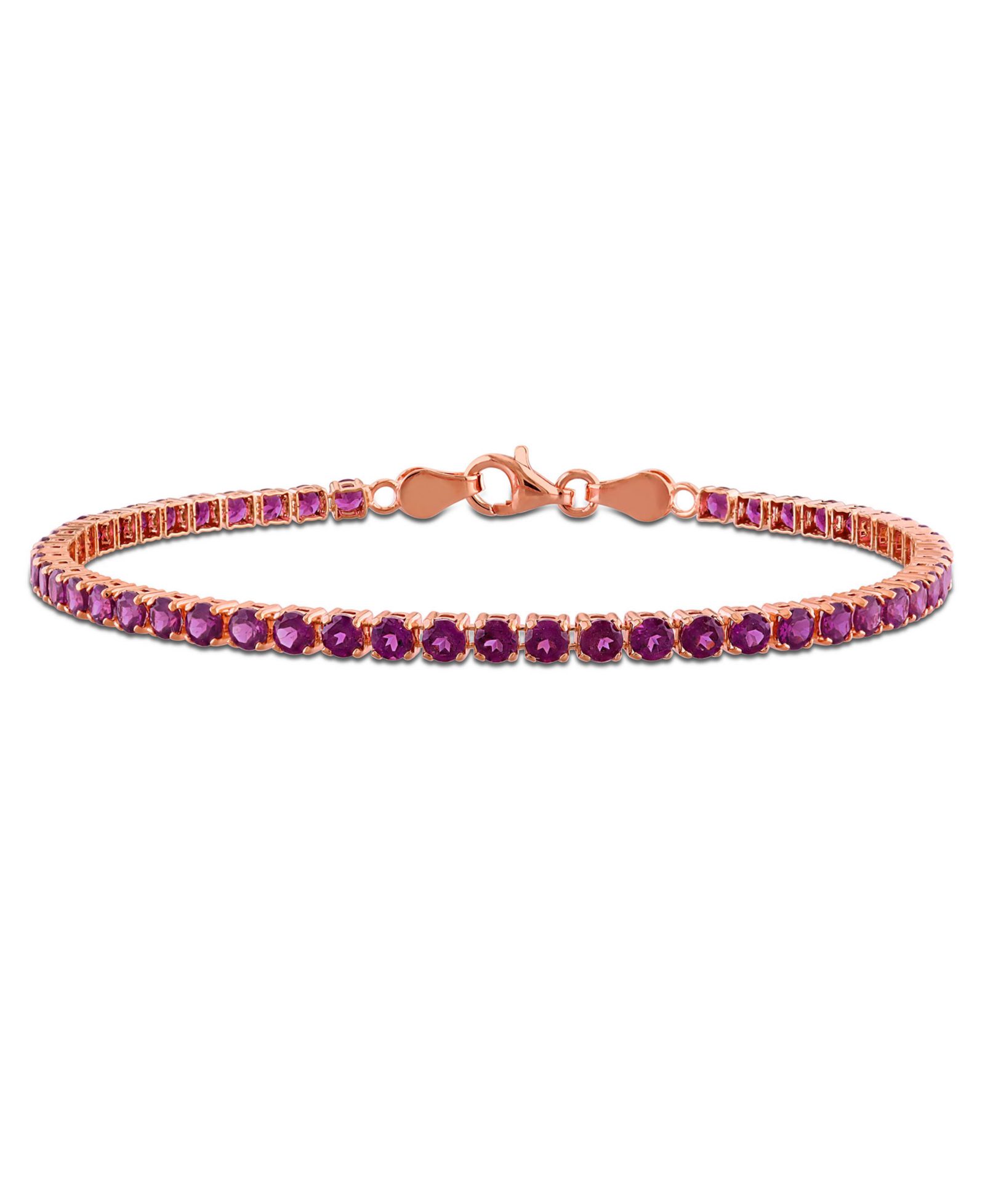 Браслет-теннис Macy's с изумрудом Lab Grown (4-1/2 ct. t.w.) в серебре с позолотой 18k Gold
