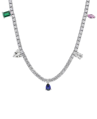 Подвеска с многоцветными драгоценными камнями (19-1/3 ct. t.w.) из стерлингового серебра