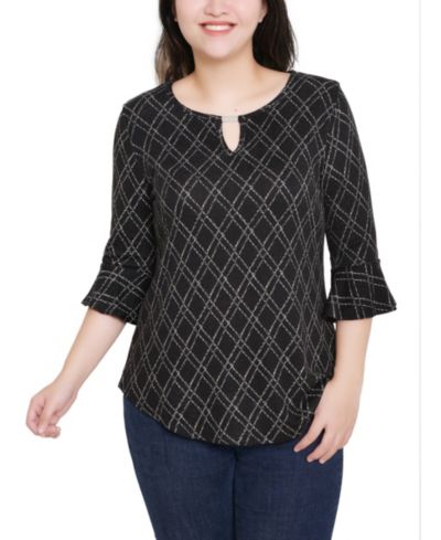 Пуловер NY Collection Women's 3/4 Bell Sleeve