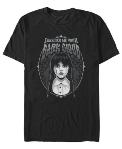 Fifth Sun Men's Wednesday Addams Dark Cloud  T-Shirt