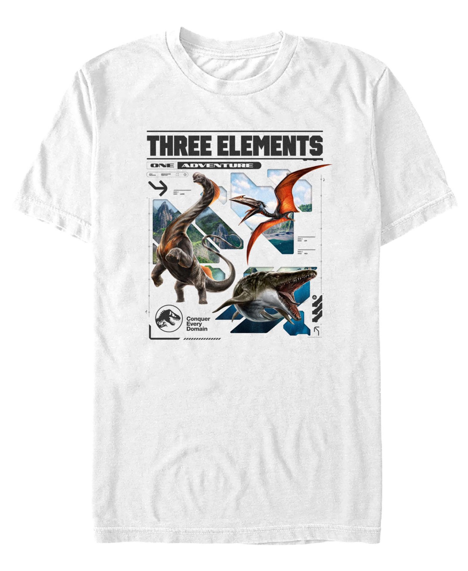 Мужская футболка Fifth Sun Jurassic World Rebirth Crewneck