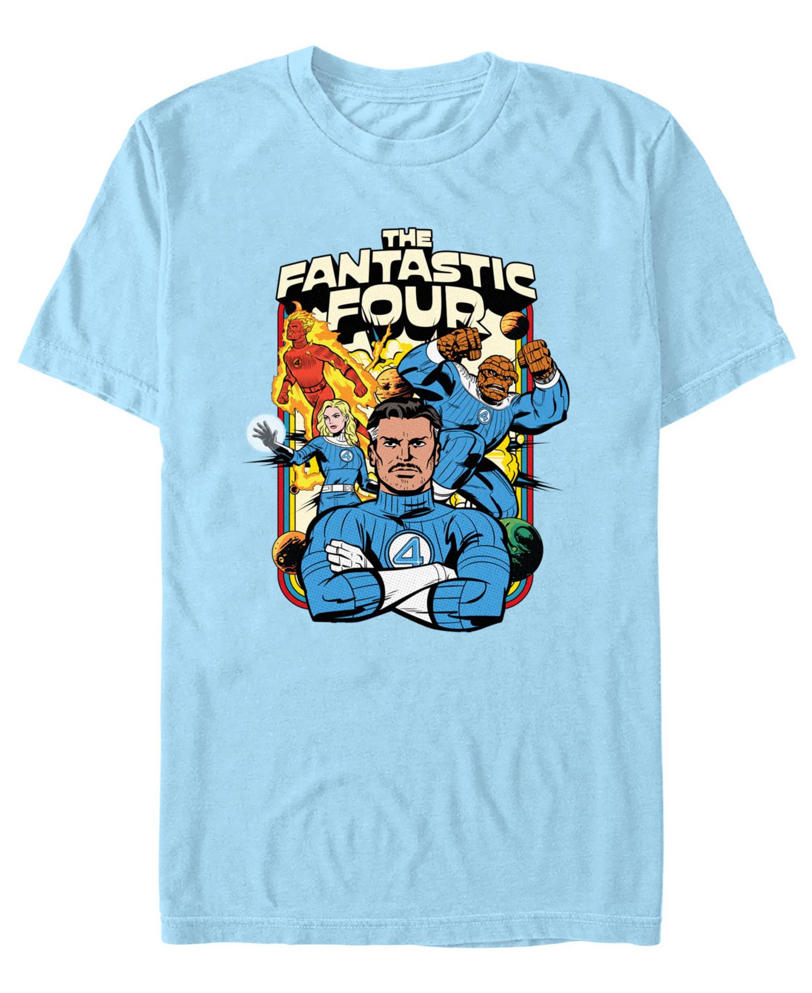 Fifth Sun Men's Fantastic 4 First Steps Fantastic Powers T-Shirt