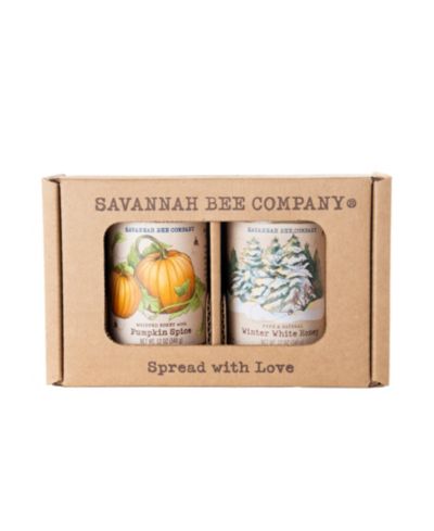 Подарочный набор взбитого меда Savannah Bee Company Pumpkin and Winter White, 12 oz.