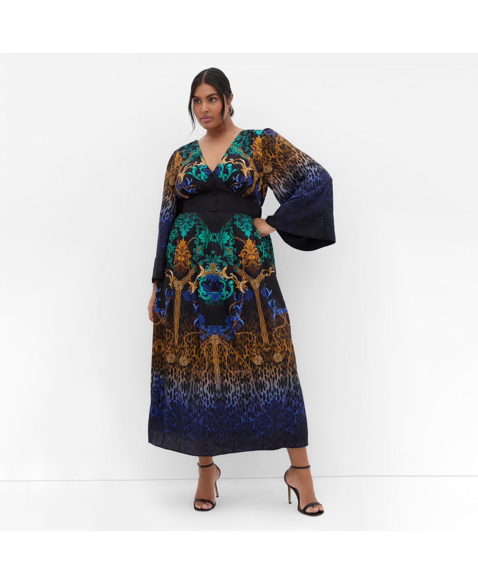 Женское платье Plus Size CITY CHIC Ayanna Decadence Maxi