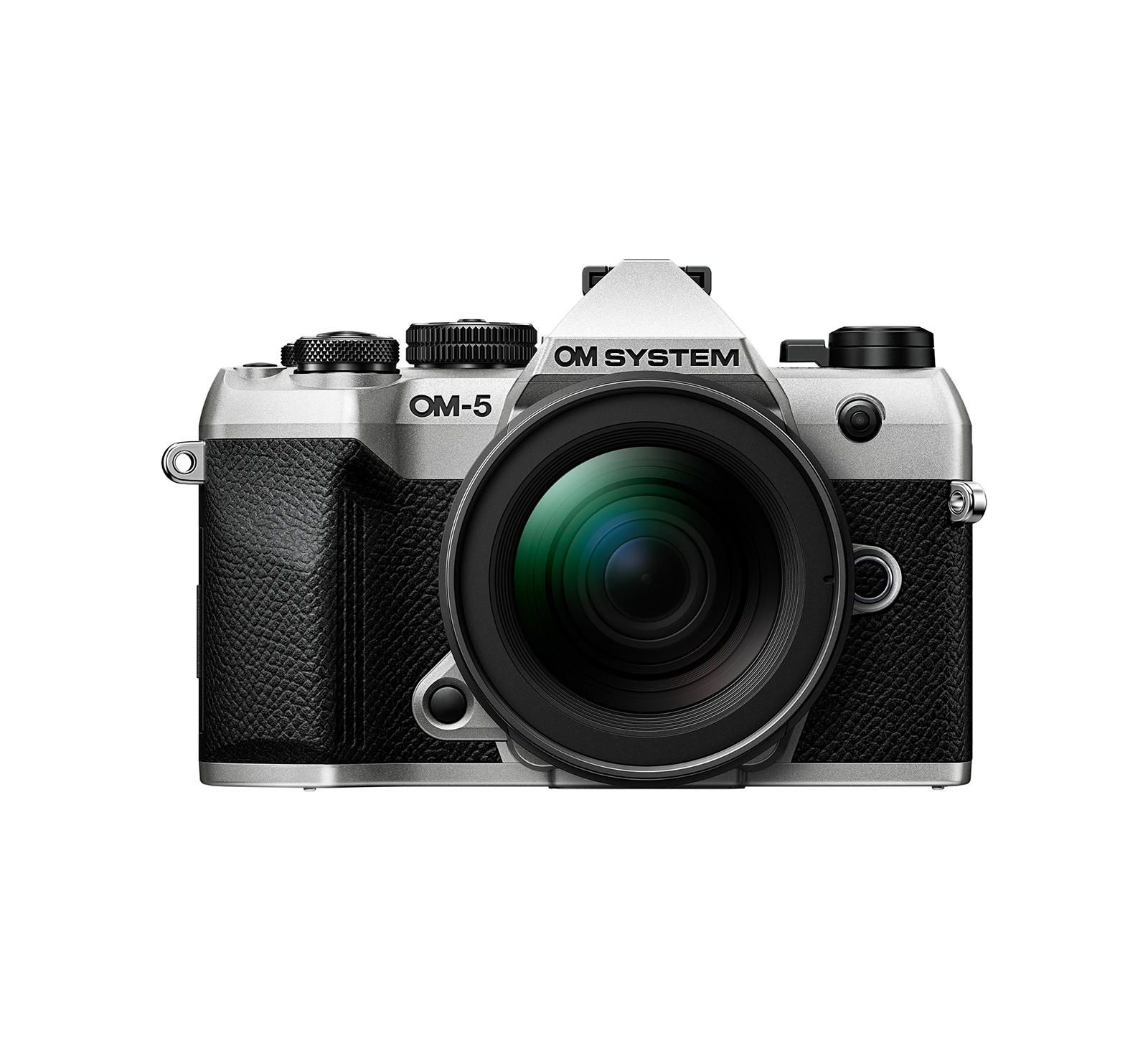 Зеркальная камера OM SYSTEM OM-5 Mark II, Silver с объективом M.Zuiko Digital ED 12-45mm f/4 PRO