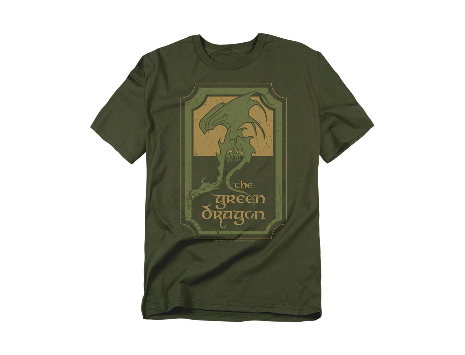 Lord Of The Rings Big & Tall Green Dragon Tavern T-Shirt