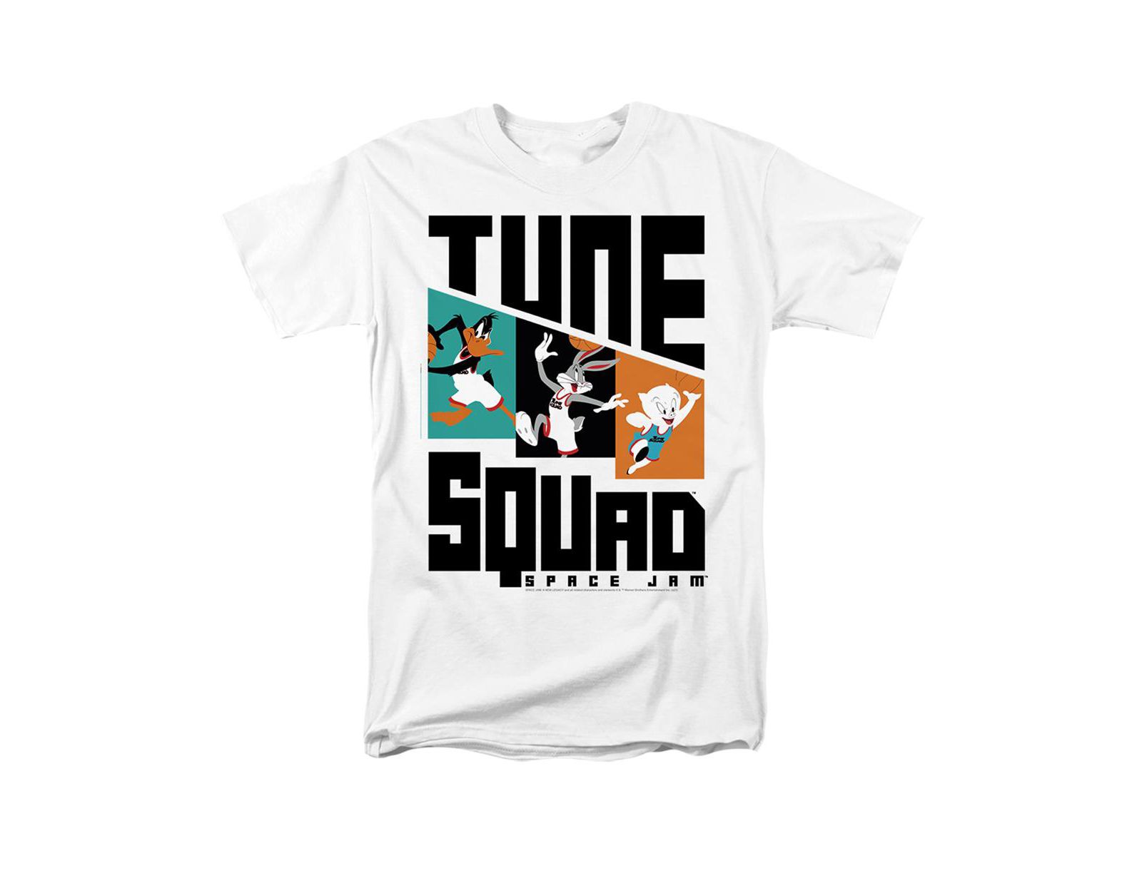 SPACE JAM Men's A New Legacy Tune Squad Pattern Characters T Shirt