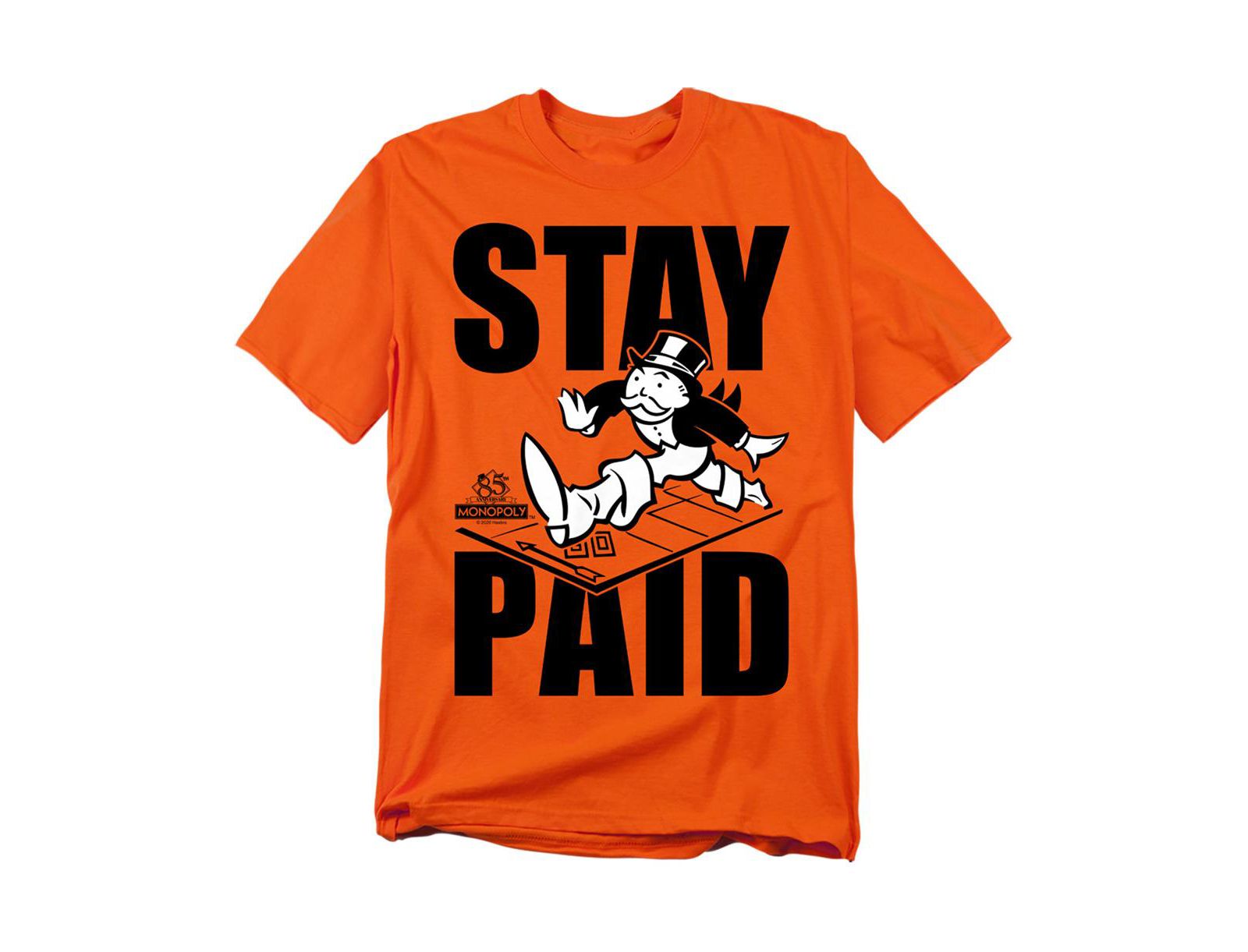 MONOPOLY Big & Tall Stay Paid T Shirt