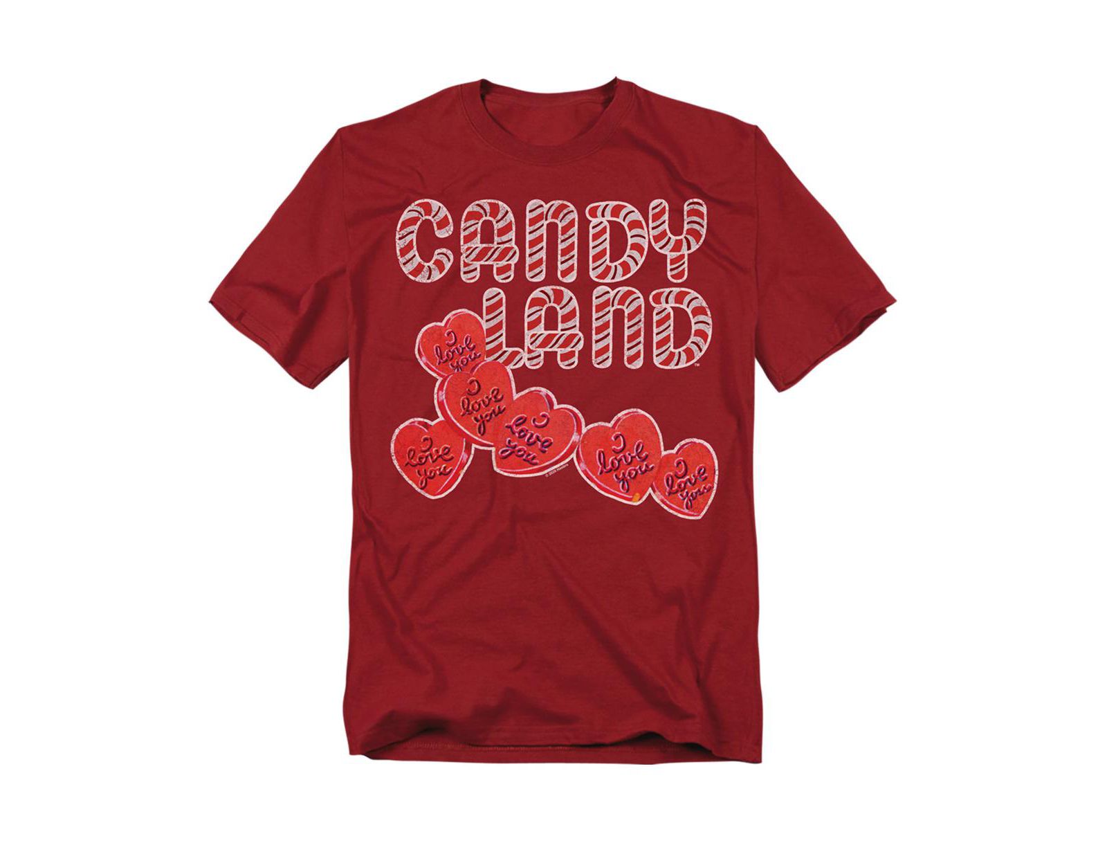 Футболка Hasbro+ Big & Tall с принтом Candy Land Candy Hearts I Love You