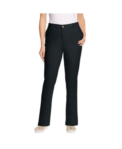 Woman Within Women's Within Tall Adjustable Waist Straight-Leg Chino Pants