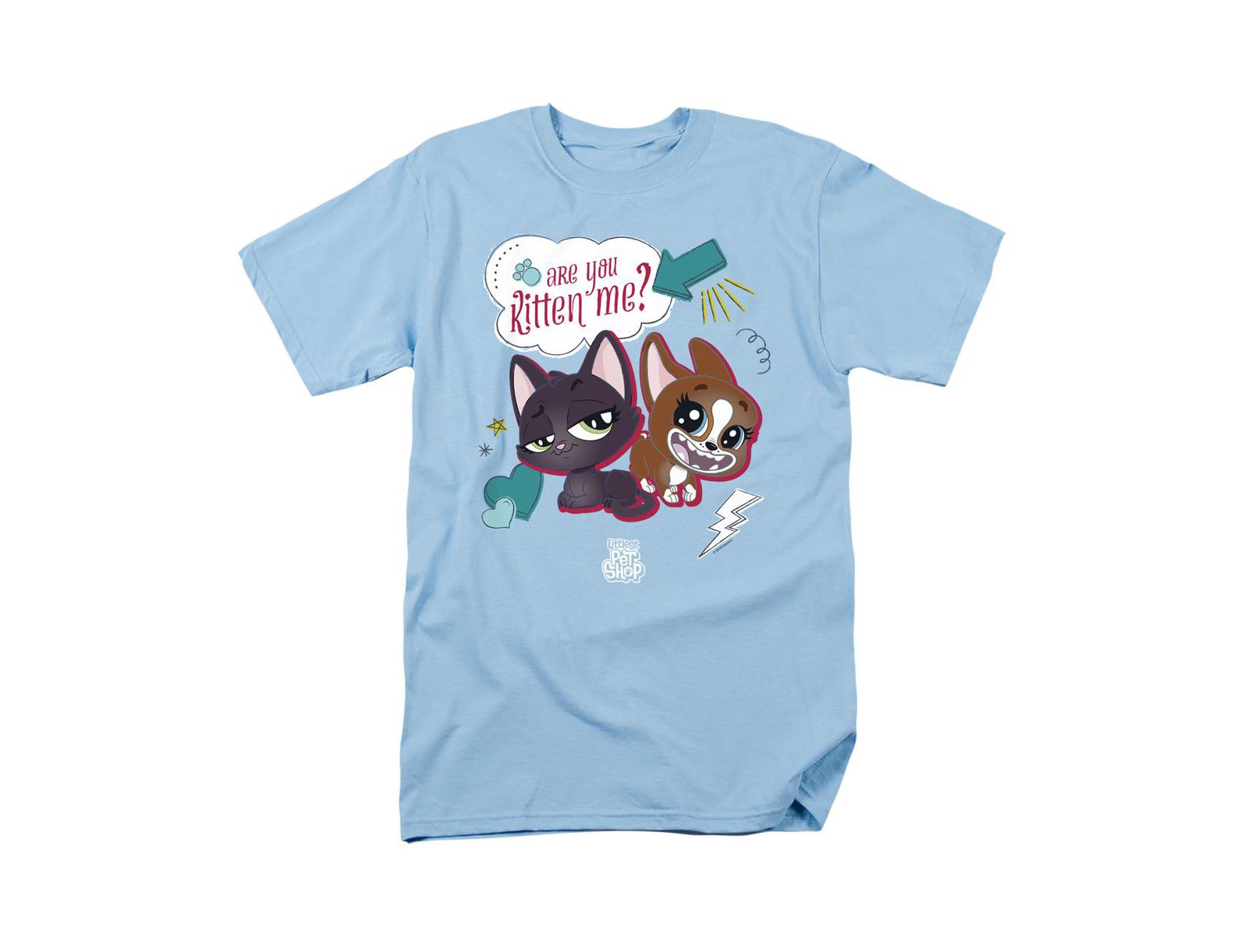 Hasbro+ Men's Littlest Pet Shop Puppy are you Kitten Me? T Shirt