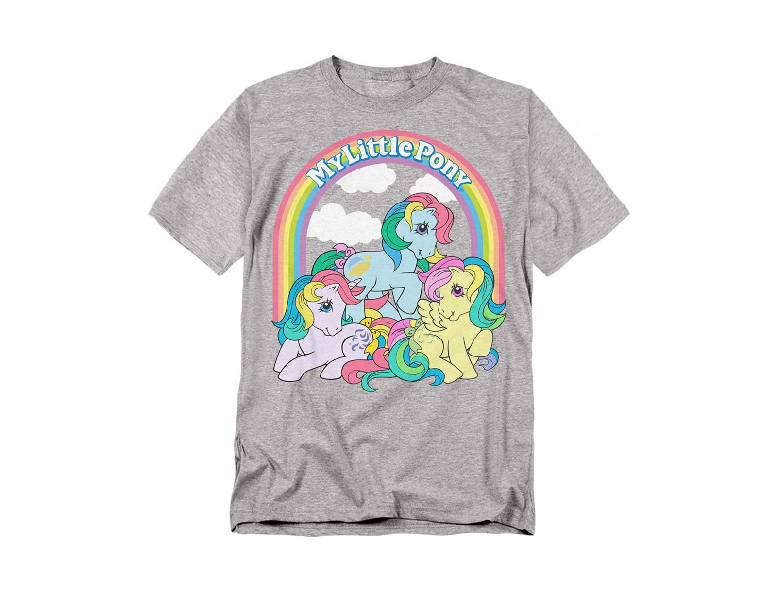 Hasbro+ Big & Tall My Little Pony Retro Under The Rainbow T Shirt