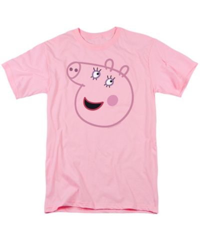 Мужская футболка Hasbro+ Peppa Pig Pink Out Mummy Pig Face