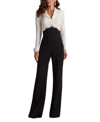 Tadashi Shoji Women's Deacon Collar Jumpsuit