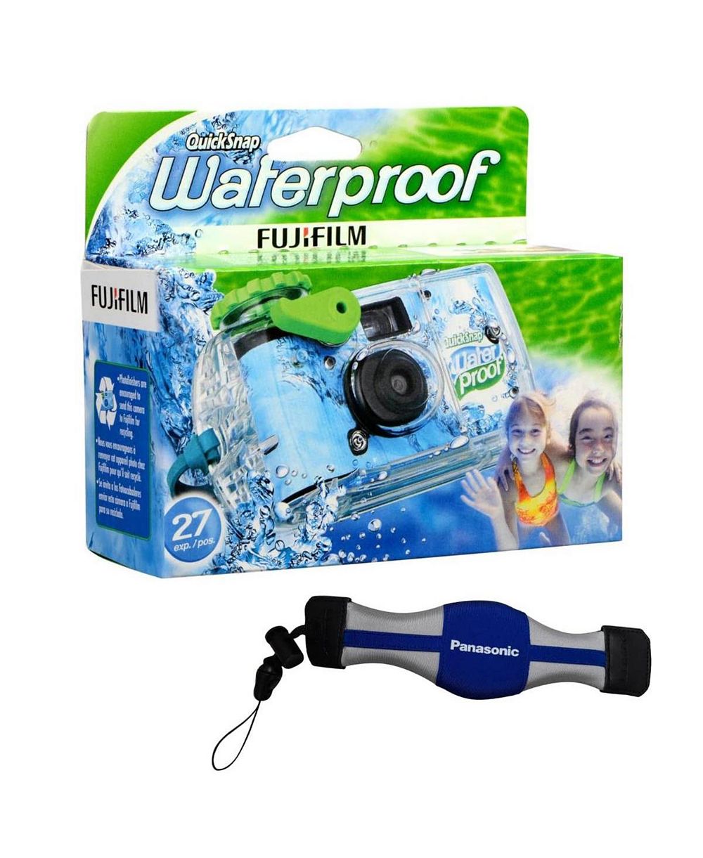 Fujifilm QuickSnap 800 Waterproof 35mm Disposable Camera +  Floating Strap