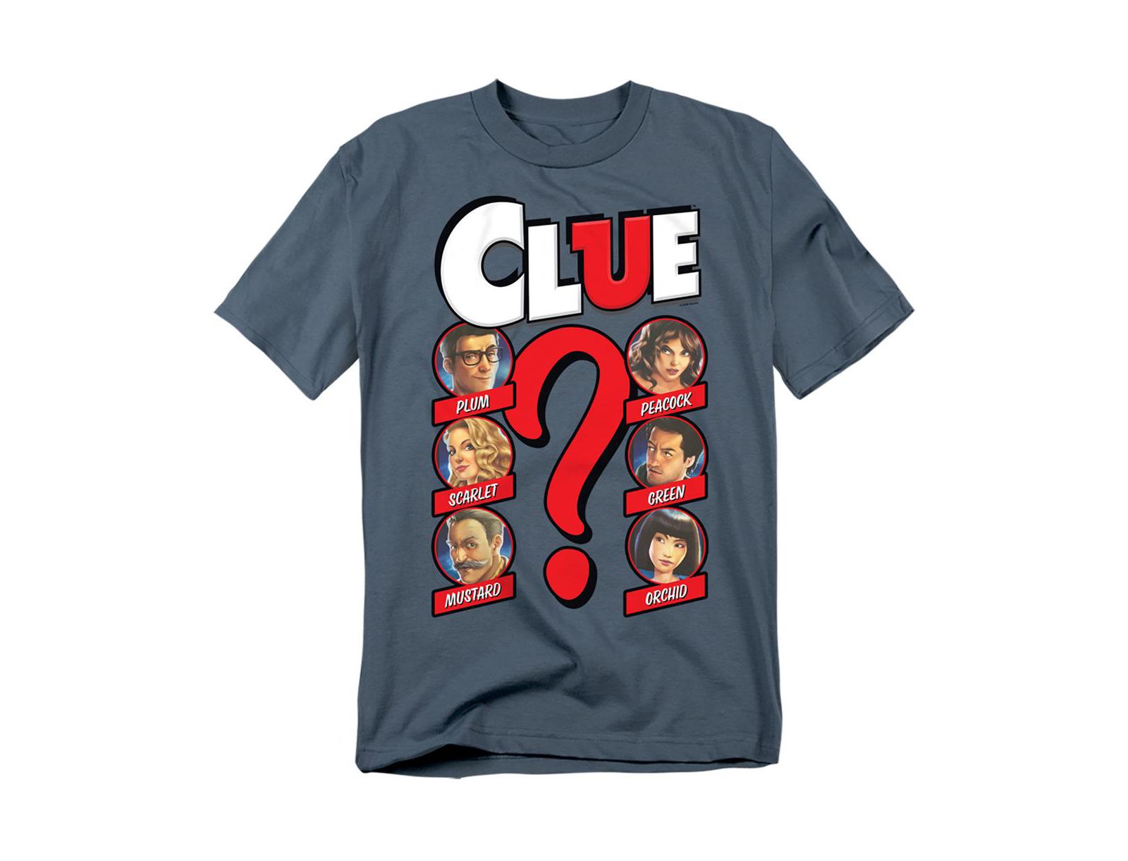 Футболка Hasbro+ Big & Tall Clue Modern Logo and Characters