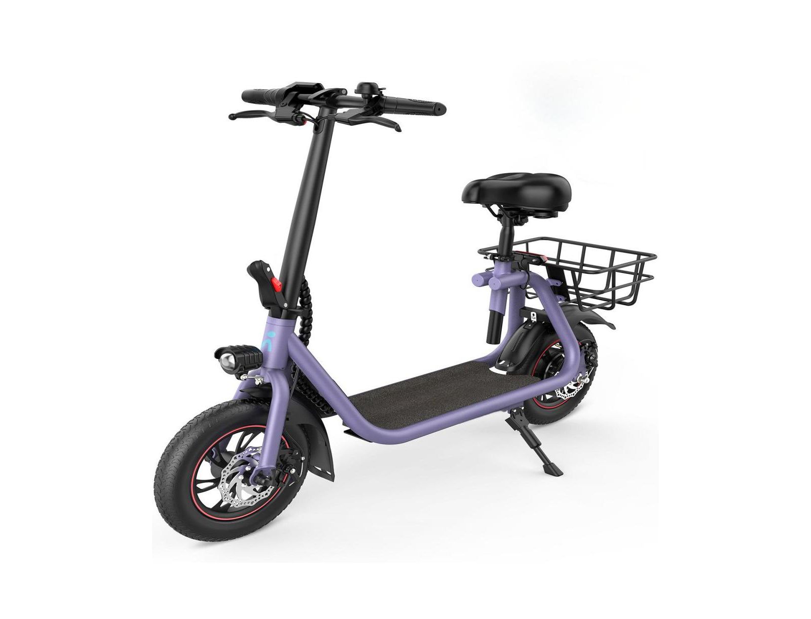 450W Electric Scooter for Unisex Adults: 265LBS MaxLoad, 22 Miles Range, 15.5MPH Top Speed, 3 Modes, Adjustable Seat, LCD Display