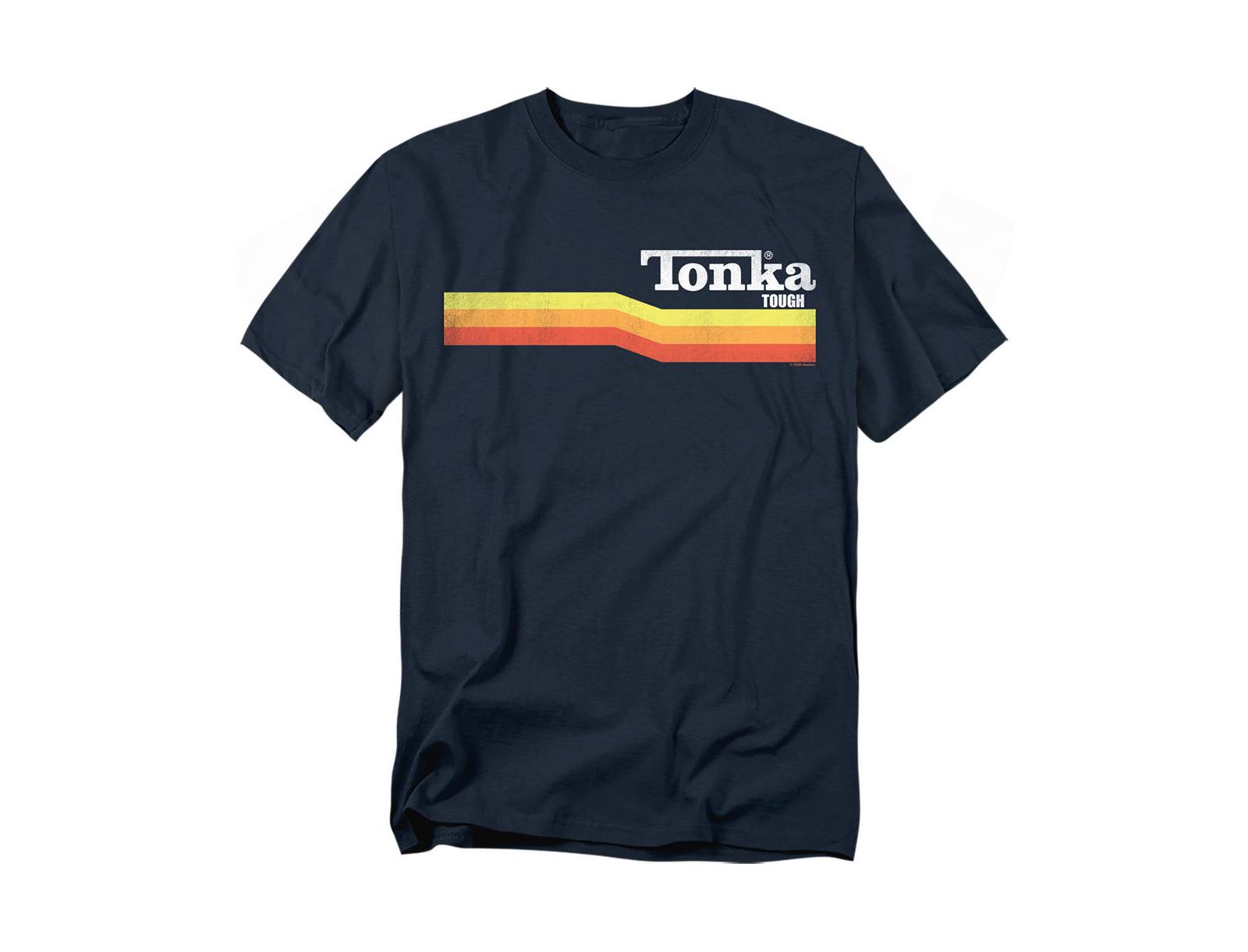 Hasbro+ Men's Tonka Tonka Tough Stripe Logo T Shirt