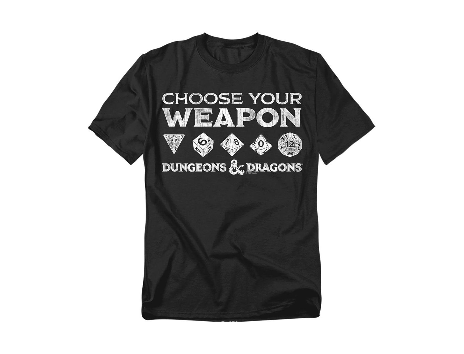 D&D Men's Dungeons and Dragons Choose Your Weapon T Shirt
