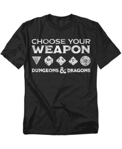 D&D Men's Dungeons and Dragons Choose Your Weapon T Shirt