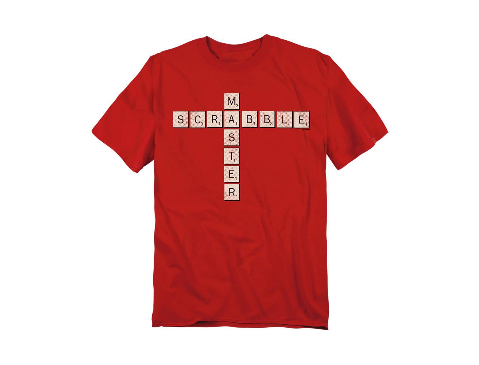 Hasbro+ Men's Scrabble Master of Scrabble T Shirt