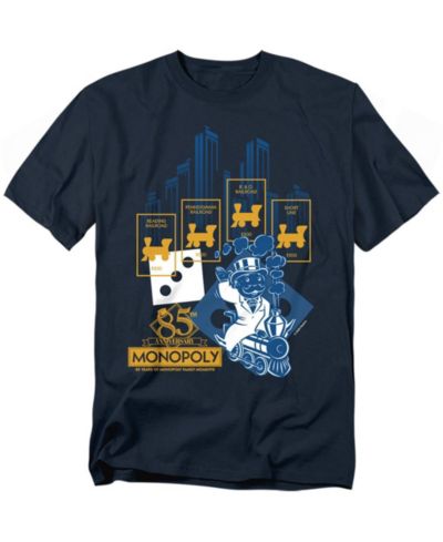 MONOPOLY Men's The True Railroad Tycoon T Shirt