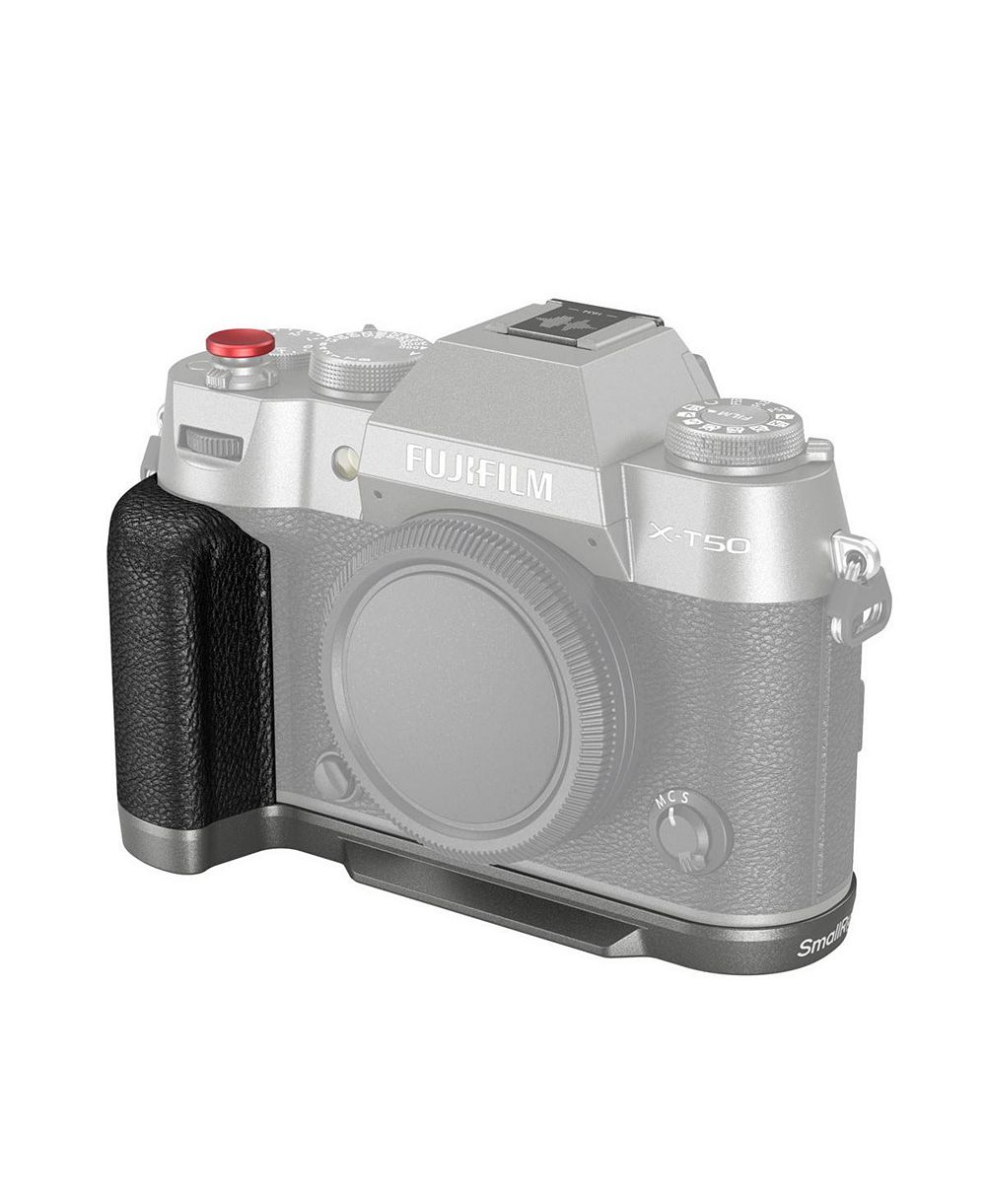 SmallRig Silicone L-Shape Grip for Fujifilm X-T50 - Charcoal Silver