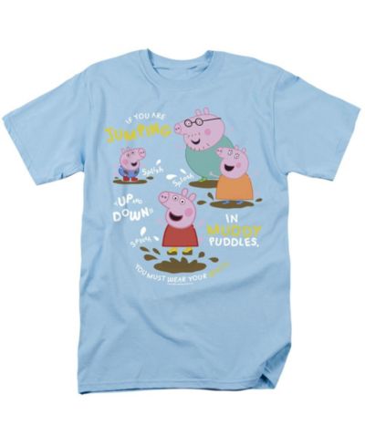 Мужская футболка Hasbro Peppa Pig Family Muddy Puddles