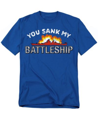 Hasbro+ Men's Battleship You Sank My Battleship T Shirt