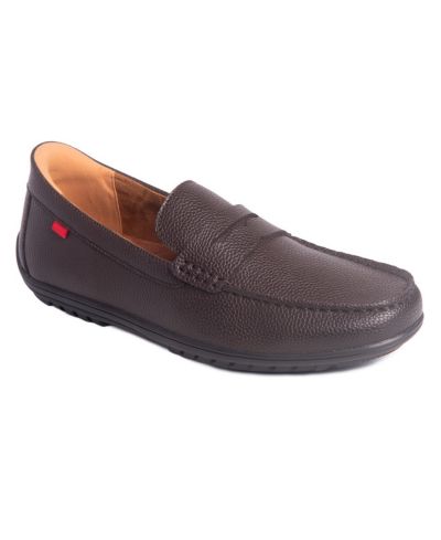 Mocha grainy leather