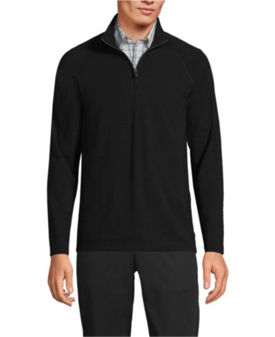 Lands' End Мужская кофта на молнии с длинным рукавом Flex Performance