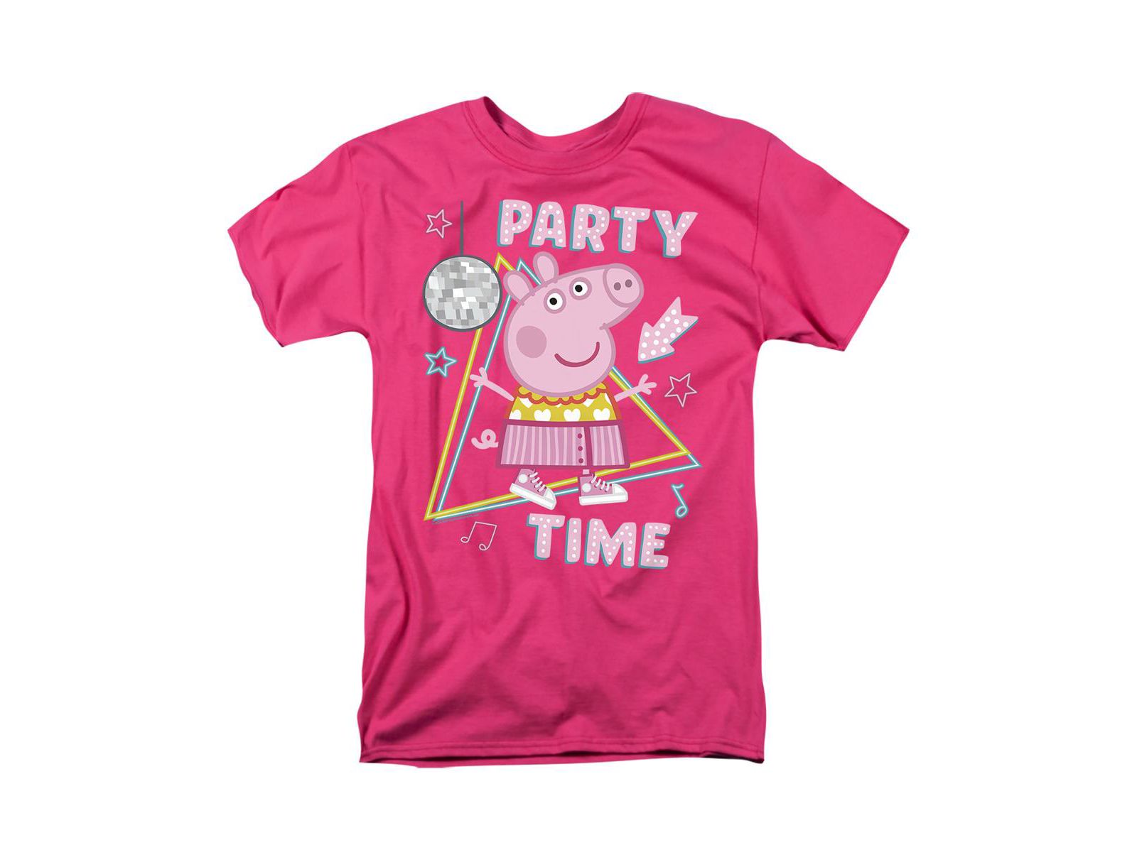 Hasbro+ Men's Peppa Pig Disco Party Time T Shirt