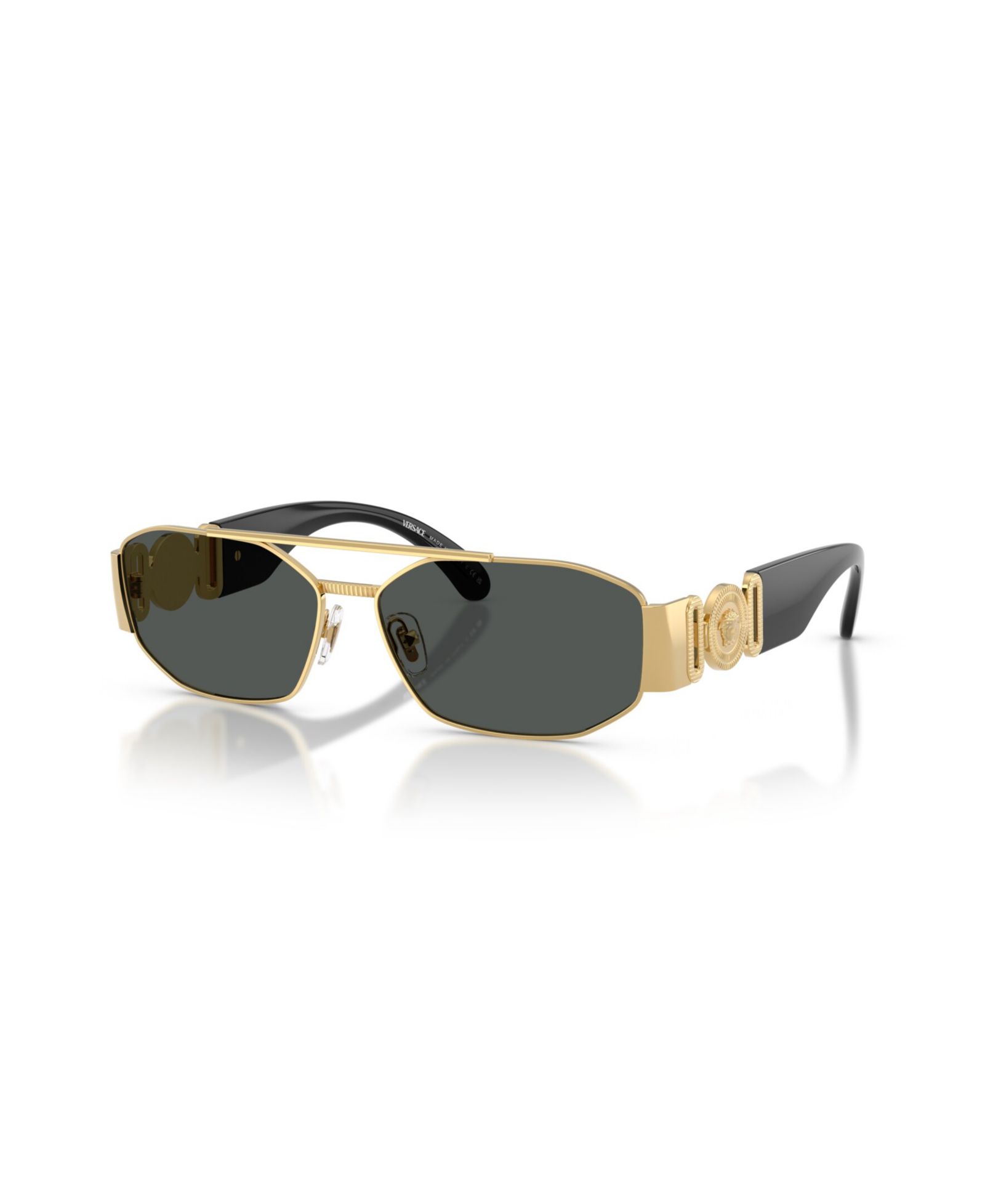 Versace Мужские солнцезащитные очки геометрической формы, VE2287