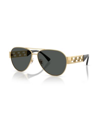 Мужские солнцезащитные очки-авиаторы Versace VE2289