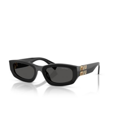 MIU MIU Женские геометрические солнцезащитные очки, MU B04S